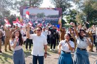 MPLS SMA Sederajat,  Pj. Gubernur Jatim Dan Ribuan Siswa Deklarasikan Gerakan Anti Perundungan