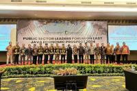 Kemenkeu Jatim mendukung pertumbuhan ekonom,i Banyuwangi melalui Public Sector Leaders Forum On East Java Economic Prospect 2024 ( Foto : Istimewa )