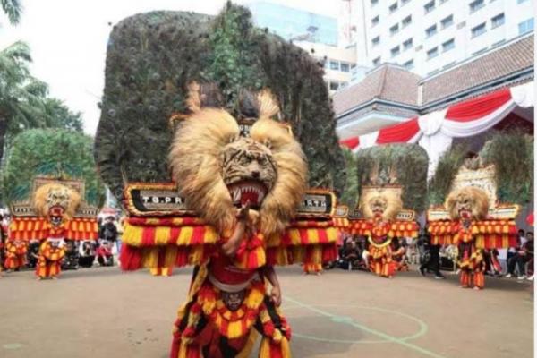 Kesenian Rakyat Reog Ponorogo, Jawa Timur (Foto: Antara)